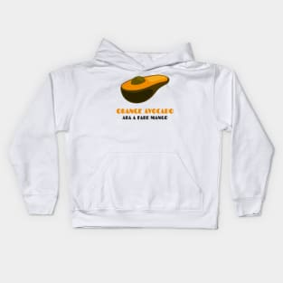 Orange Avocado: a Fake Mango Kids Hoodie